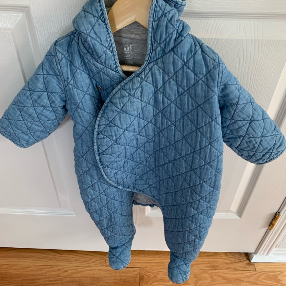 Baby spring bunting suit
